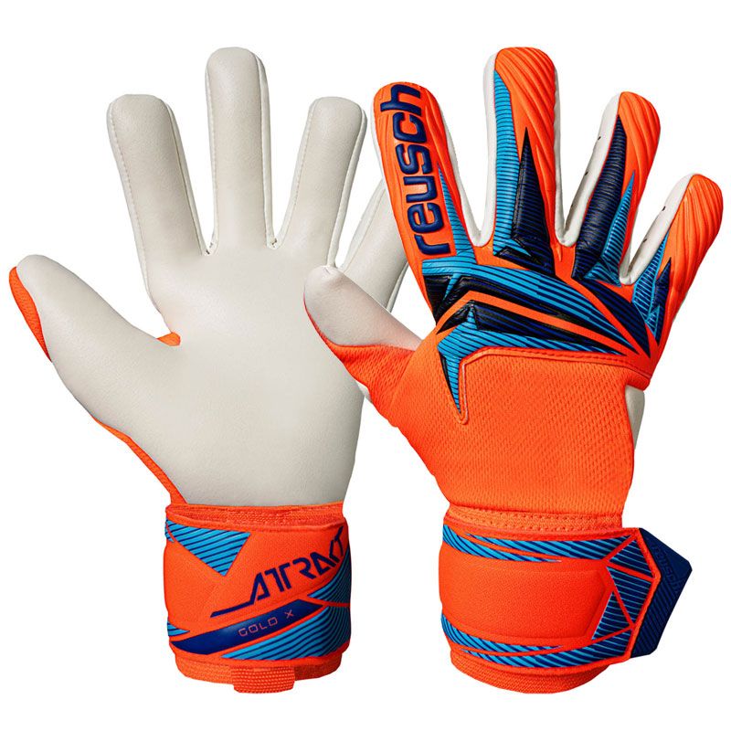 ロイシュ reusch アトラクト ゴールドX NC サッカー ゴールキーパーグローブ キーテ 26AW (5670056-2290)、(2290)オレンジ