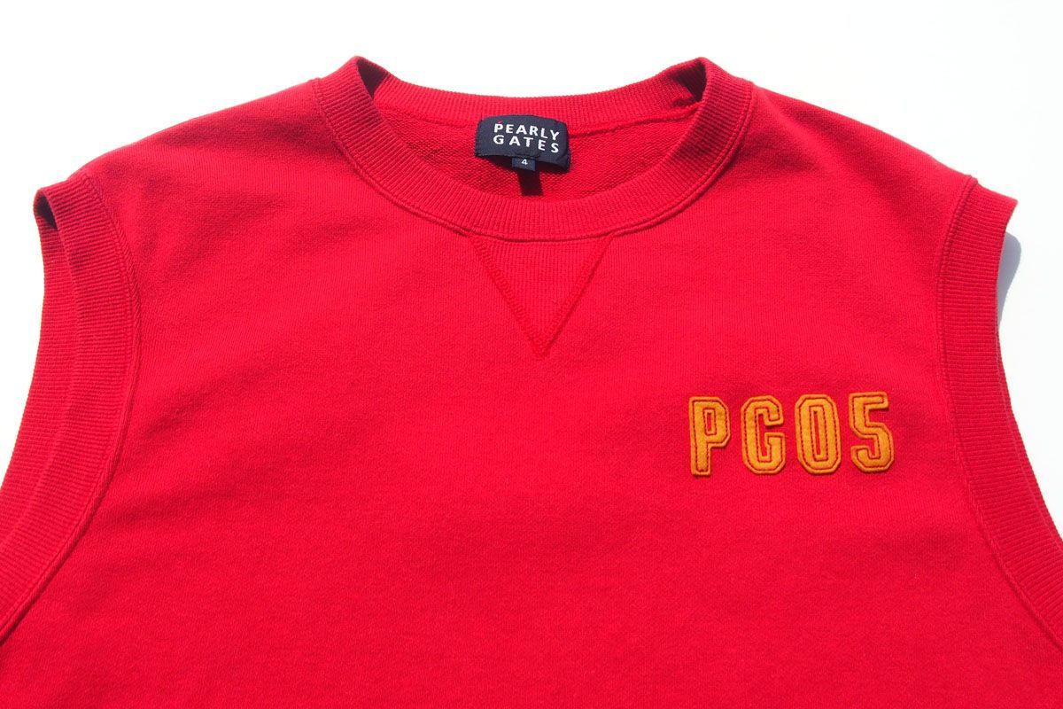 パーリーゲイツ pearly gates 中古 スウェット ベスト メンズ ゴルフ 
