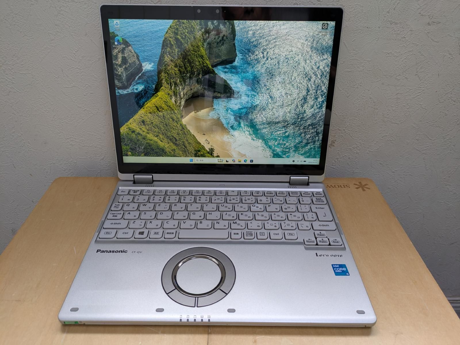 パナソニック 2in1Let's note CF-QV1 第11世代i5-1145G7@2.6GHz RAM8GB SSD256GB 12インチ2880 Windows11Pro