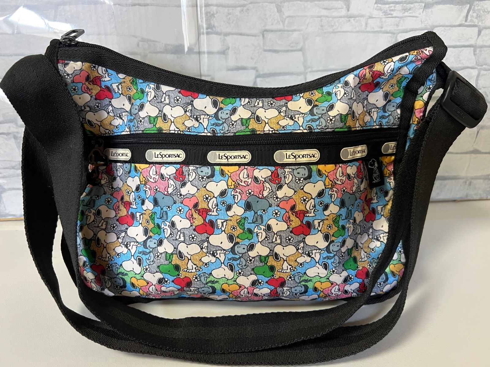 Y【Y8-64】◇ LESPORTSAC SNOOPY スヌーピーコラボ ショルダーバッグ