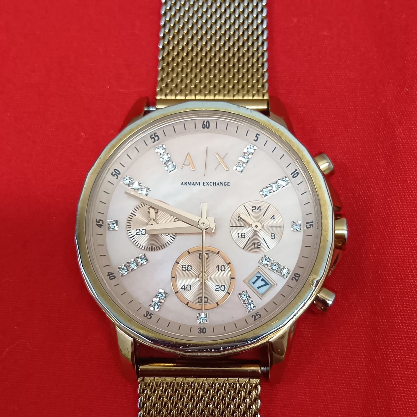 ARMANI EXCHANGE 時計 AX4326 レディース ゴールド アルマーニ