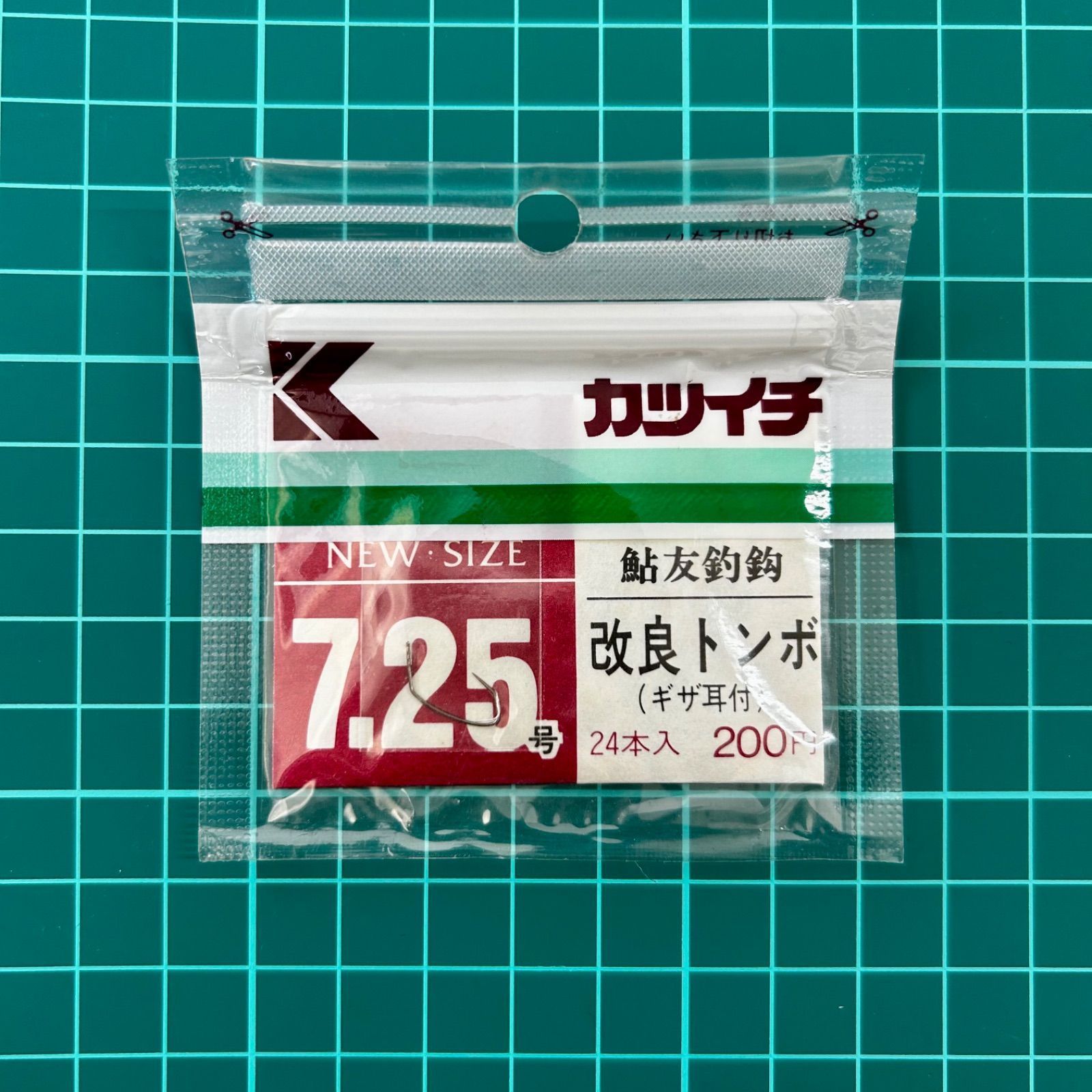カツイチ 鮎友釣鈎 改良トンボ（ギザ耳付） 24本入×計10袋 鮎針 釣り針
