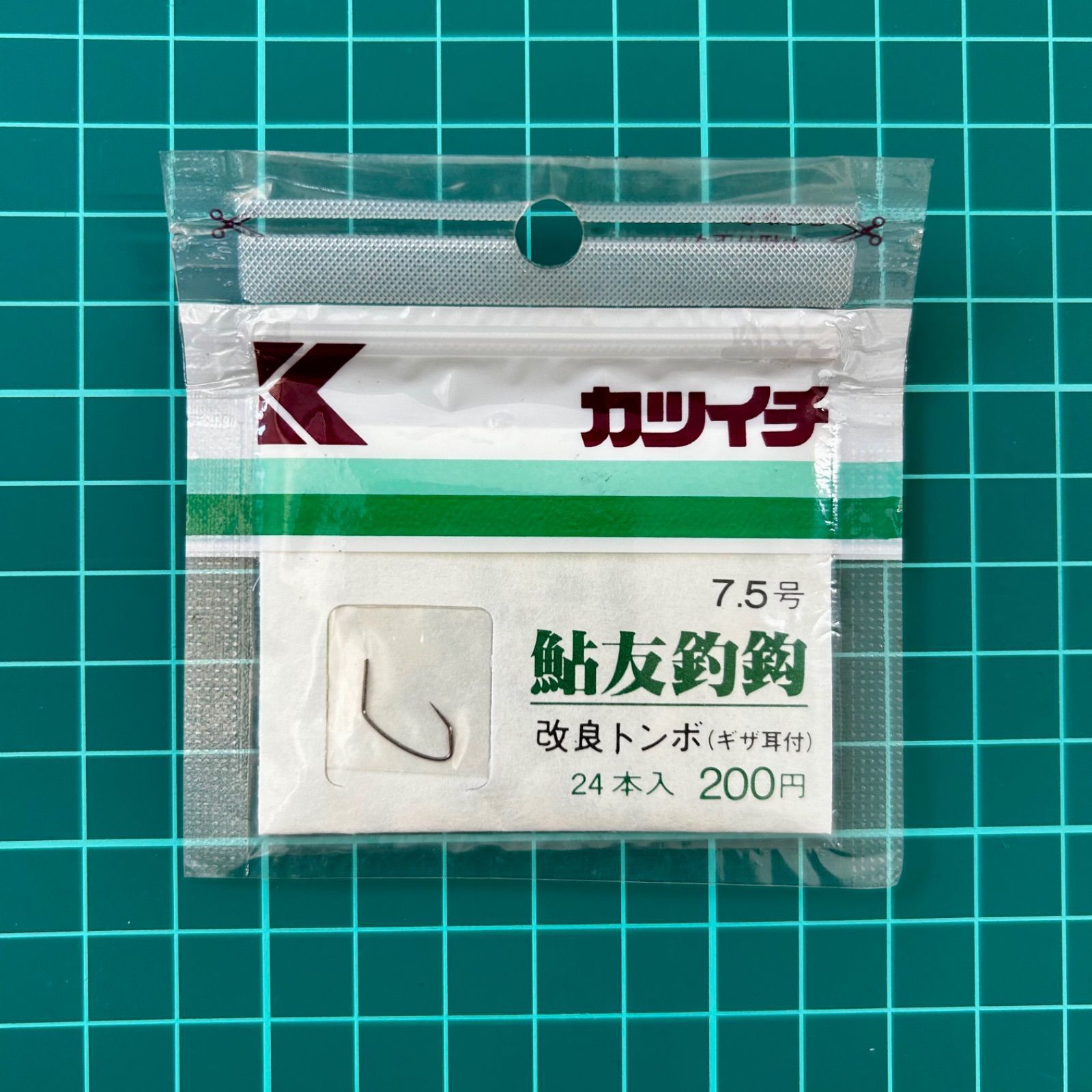 カツイチ 鮎友釣鈎 改良トンボ（ギザ耳付） 24本入×計10袋 鮎針 釣り針
