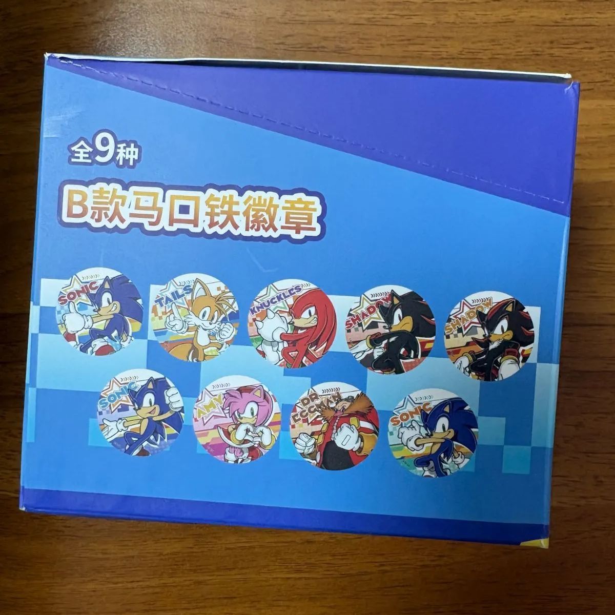 中古未開封】ソニック・ザ・ヘッジホッグ 缶バッジセット 全9種