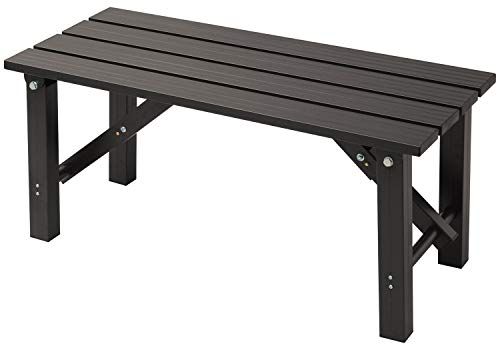 ガーデンマスター(Gardenmaster) 折りたたみ縁台 幅90×奥行36×高さ40cm ガーデンベンチ ガーデンチェア ベランダ バルコニー 軽量 踏み台 玄関台 お庭 ガーデンマスター ダークブラウン OLE-90(沖縄・離島の方発送 f424a5b2