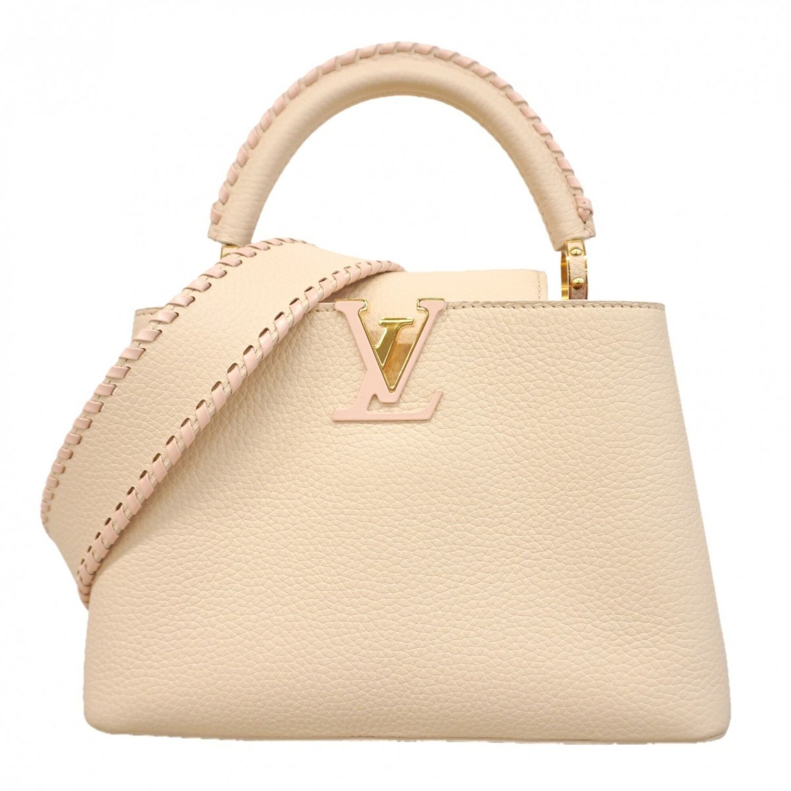 ルイ・ヴィトン(Louis Vuitton) ルイ・ヴィトン ハンドバッグ カプシーヌBB M21127 クリーム 2wayバッグレディース