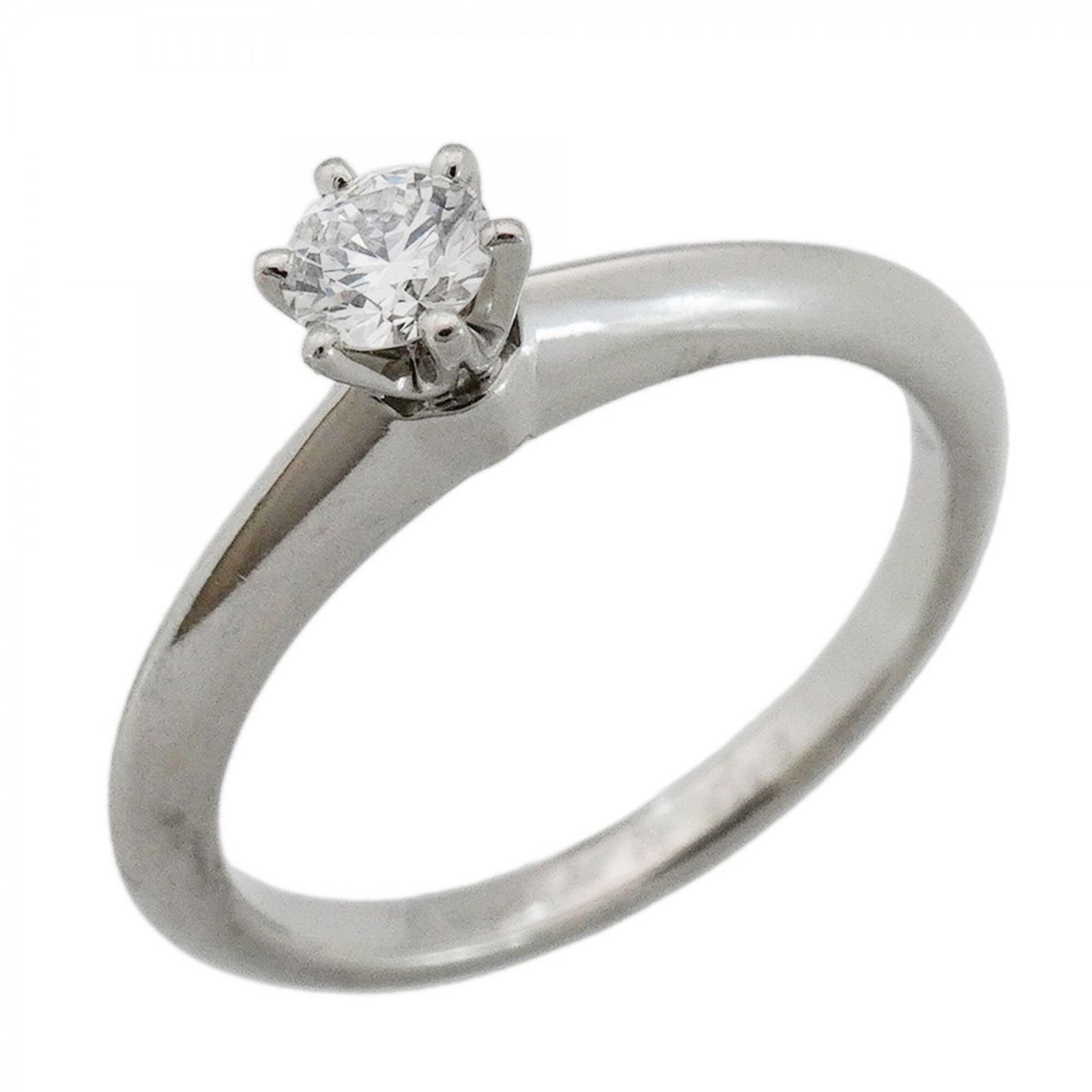 ティファニー(Tiffany) ティファニー リング ソリティア 1PD Pt950 プラチナ ダイヤモンド 0.18ct 8.5号レディース