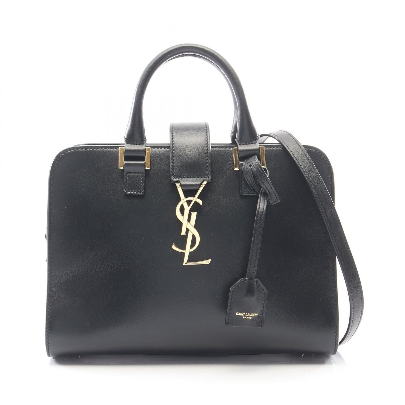 SAINT LAURENT PARIS サンローランパリ YSLライン ベイビー モノグラム カバス 2WAY ハンドバッグ