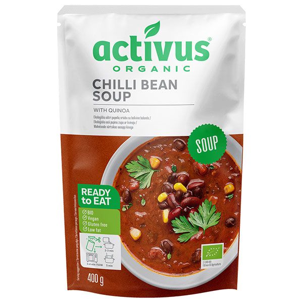 むそう商事 activus OG チリビーンズ 400g×10袋入×(2ケース)| 送料無料 トマト スープ 有機スープ 無添加 オーガニック チリ ビーンズ ストック 惣菜 簡単 おかず 洋食 ケース買い まとめ買い 業者 仕入れ 大量 即席 こだわり 自然