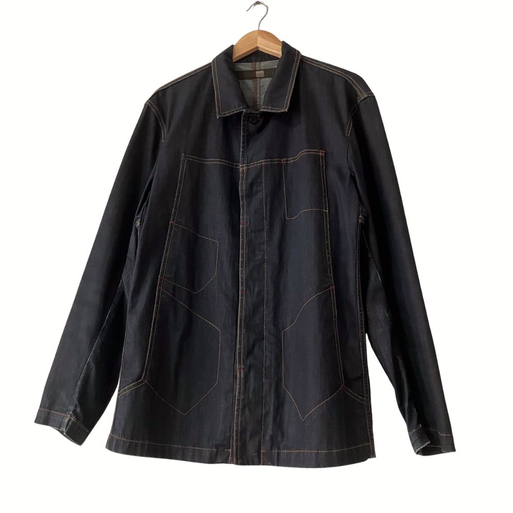 希少】Marithe Francois Girbaud Denim Jacket M Black マリテ