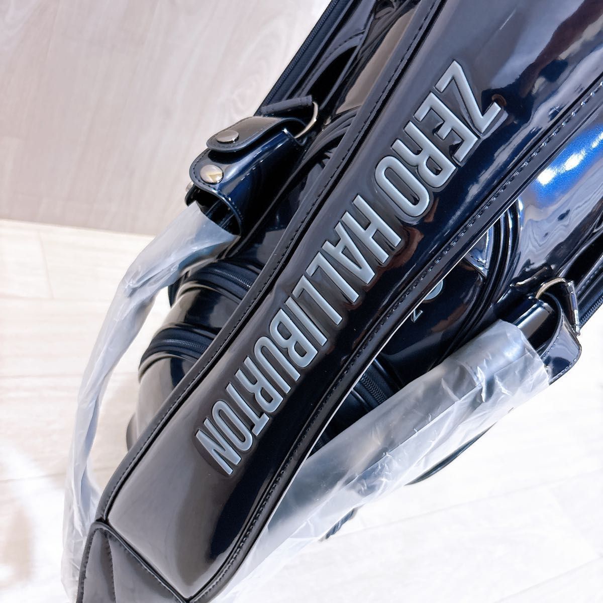 未使用品 ZERO HALLIBURTON ゼロハリバートン キャディバッグ ゴルフ 