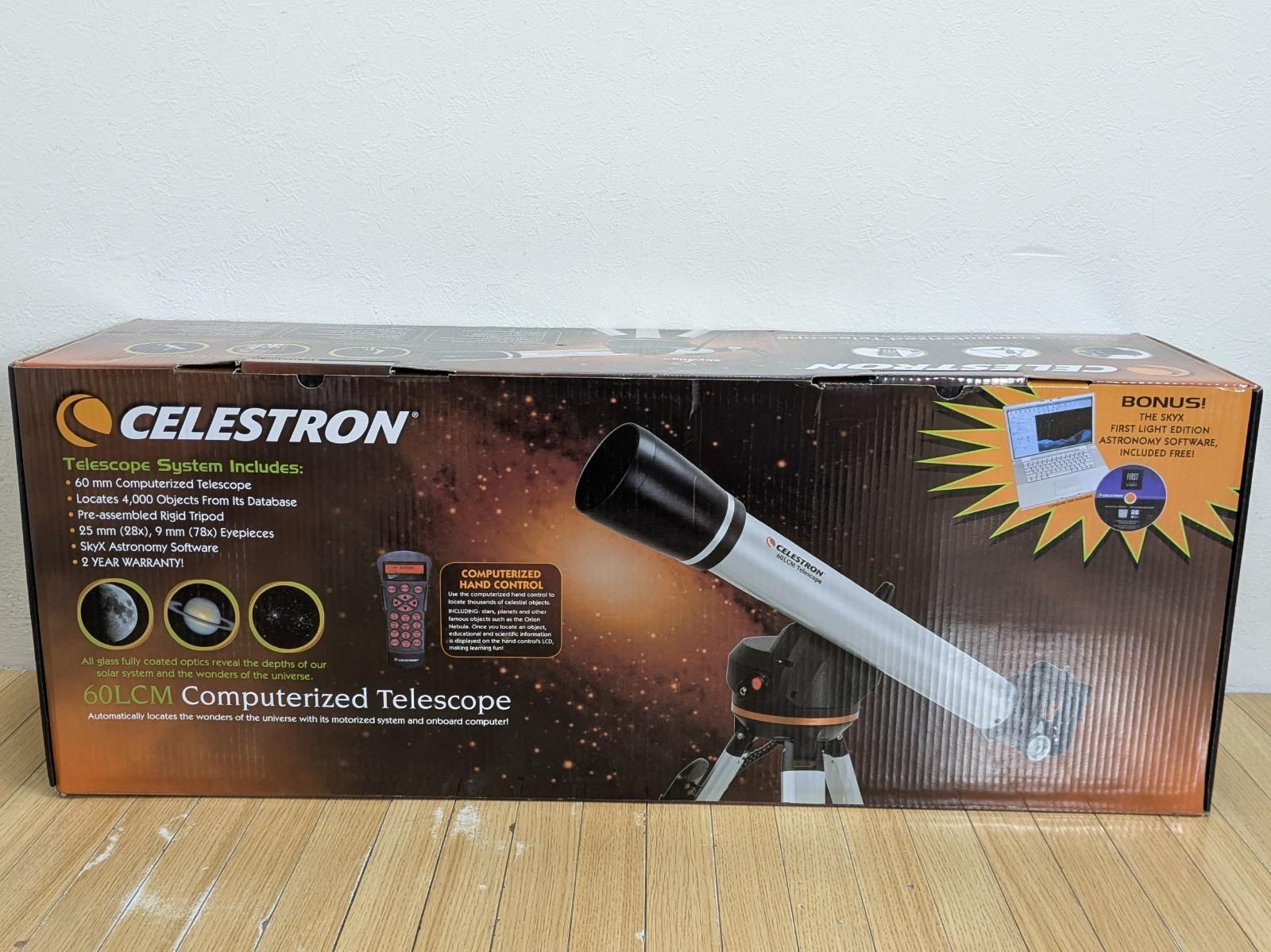 未使用 CELESTRON セレストロン 天体望遠鏡 60LCM