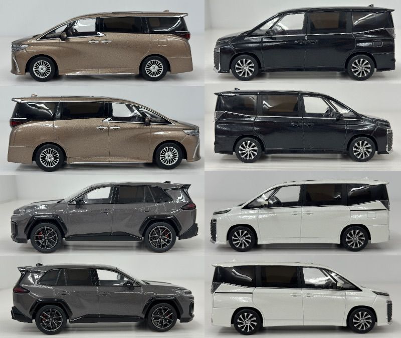 中古品】TOYOTA トヨタ カラーサンプルミニカー 8台まとめ RAV4 NOAH