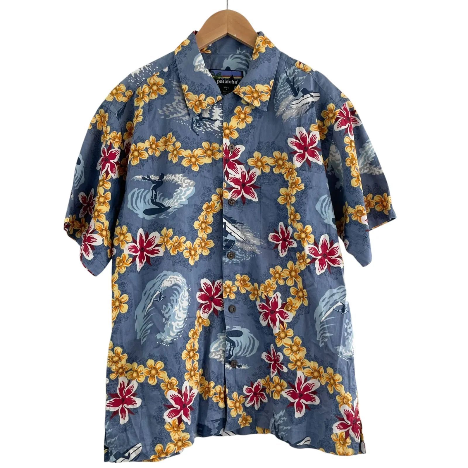 97年香港製 パタゴニア アロハ パタロハ 花柄 Sサイズ patagonia パタゴニア pataloha パタロハ アロハシャツ 半袖 総柄 花柄