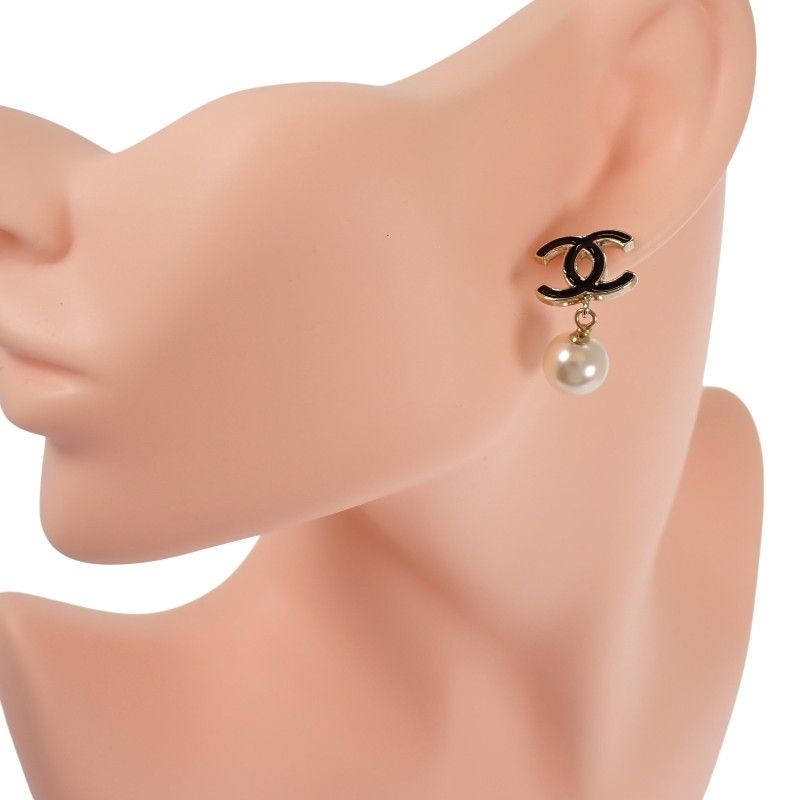 シャネル CHANEL CC ココマーク パール ドロップ 06A ピアス メタル