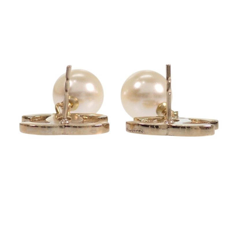 シャネル CHANEL CC ココマーク パール ドロップ 06A ピアス メタル