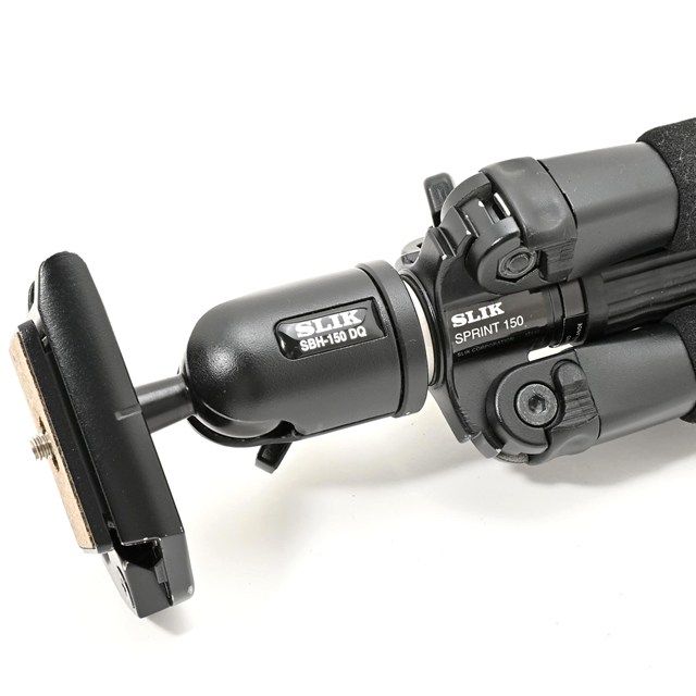 良品＞ SLIK SPRINT 150＋SBH-150DQ セット｜三脚セット｜軽量