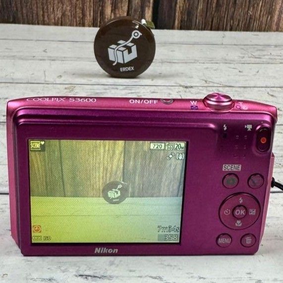 並品＞ Nikon COOLPIX S3600 アザレアピンク S3600PK｜デジタルカメラ