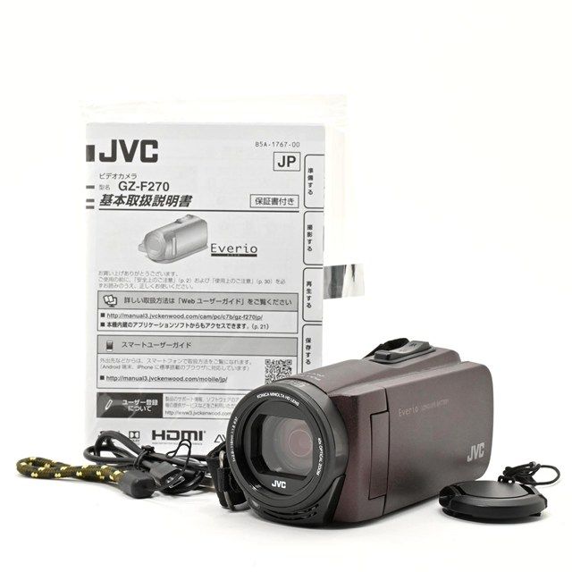 良品＞ JVCKENWOOD JVC Everio GZ-F270-T ブラウン｜ビデオカメラ