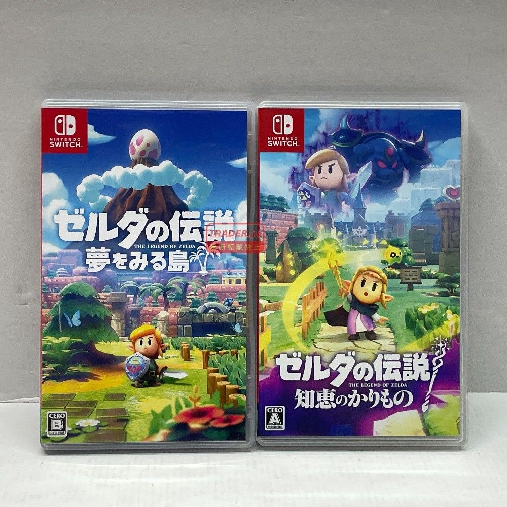 01w-6753 ○ Nintendo Switch ニンテンドースイッチソフト 2点 ゼルダ