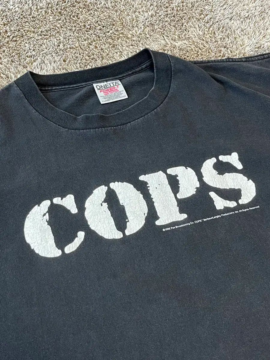 90s ヴィンテージ cops Tシャツ