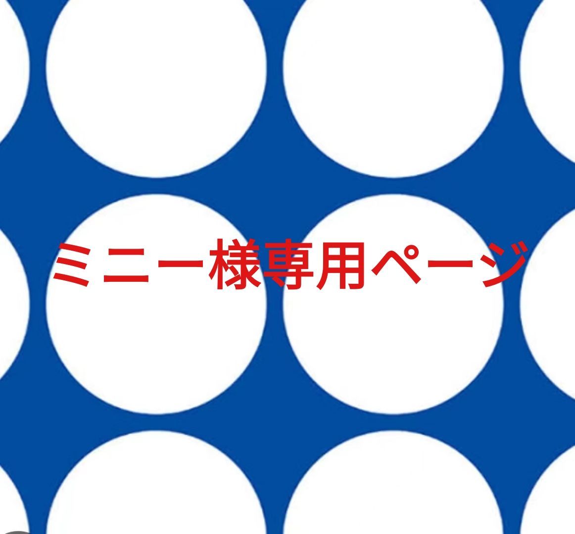 ミニー様専用ページです。