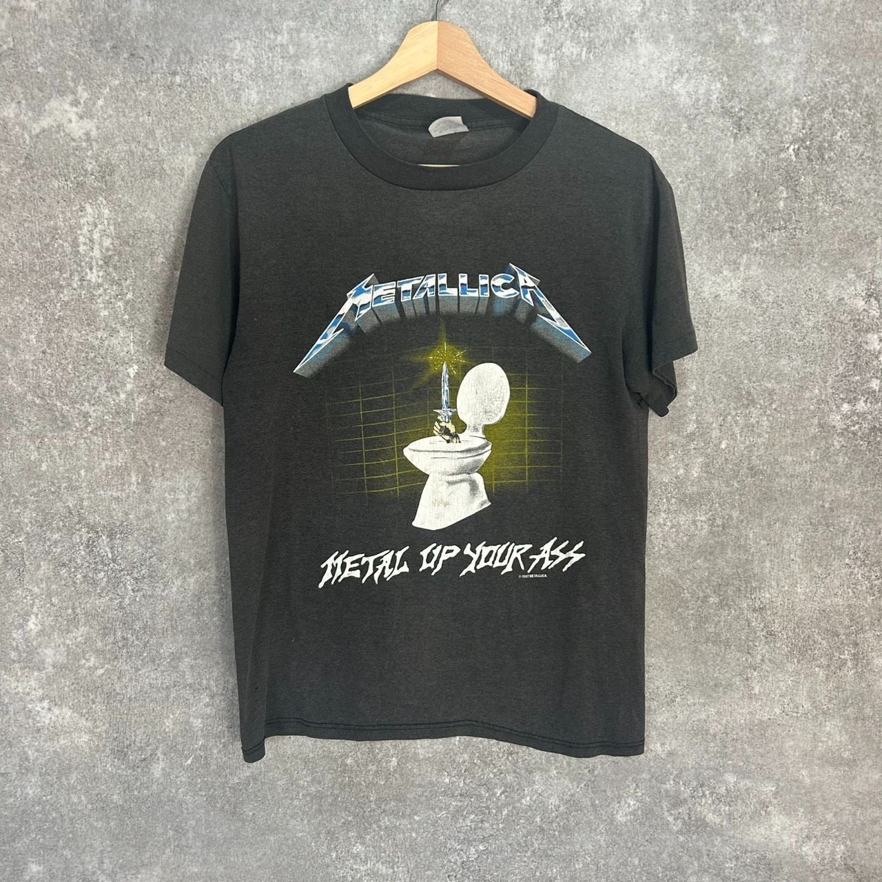 80's Metallicaメタリカ Metal Up Your Ass BAND Tee バンドT VINTAGE ヴィンテージT 両面 プリント Spring Ford MADE in USA アメリカ製 80年代 80s スカル