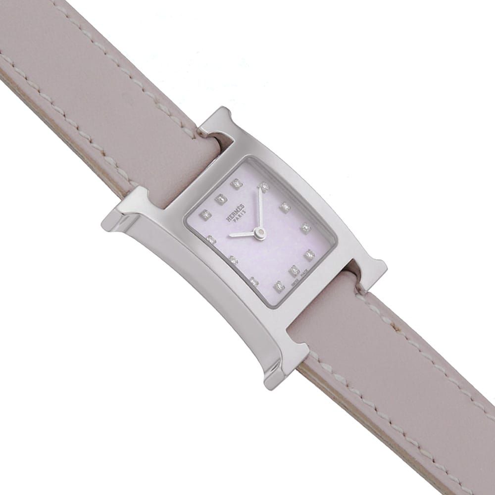 エルメスHERMES HウォッチHH1.210 外装仕上済み レディース エルメス H 