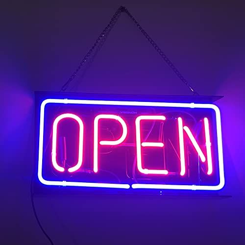 ネオンサイン 「OPEN」 ランプ ネオン管 店舗・標識・サイン アメリカン 風 壁装飾 ライト インテリア デコレーション(赤い、青色) 国内発送 4e6dfe76