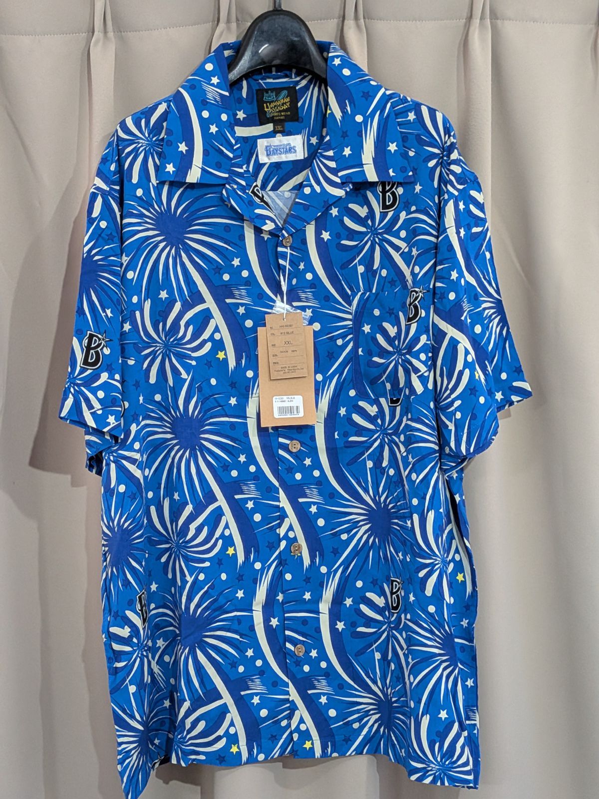 新品 HAWAII HOLIDAY 横浜DeNAベイスターズ アロハシャツ XXL レーヨン