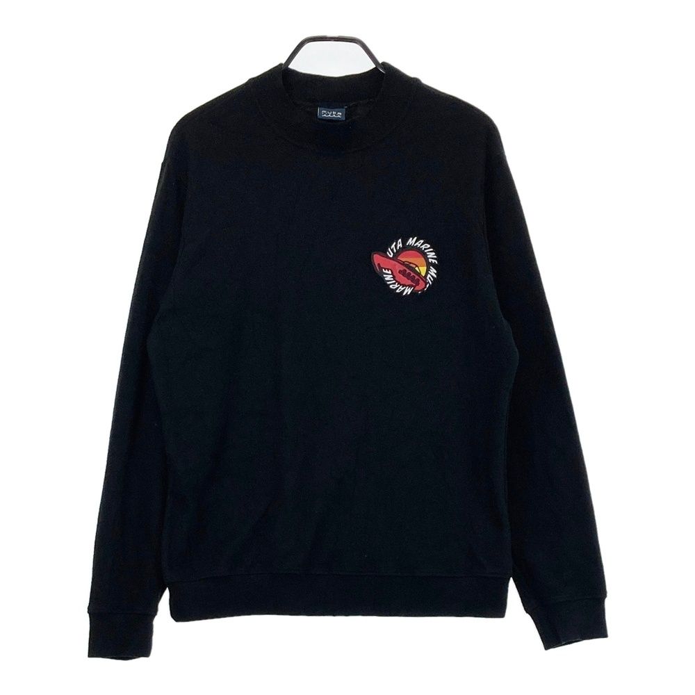 サイズ：7 MUTA MARINE ムータマリン モックネック長袖Tシャツ ブラック系 [240101563514] ゴルフウェア メンズ ストスト