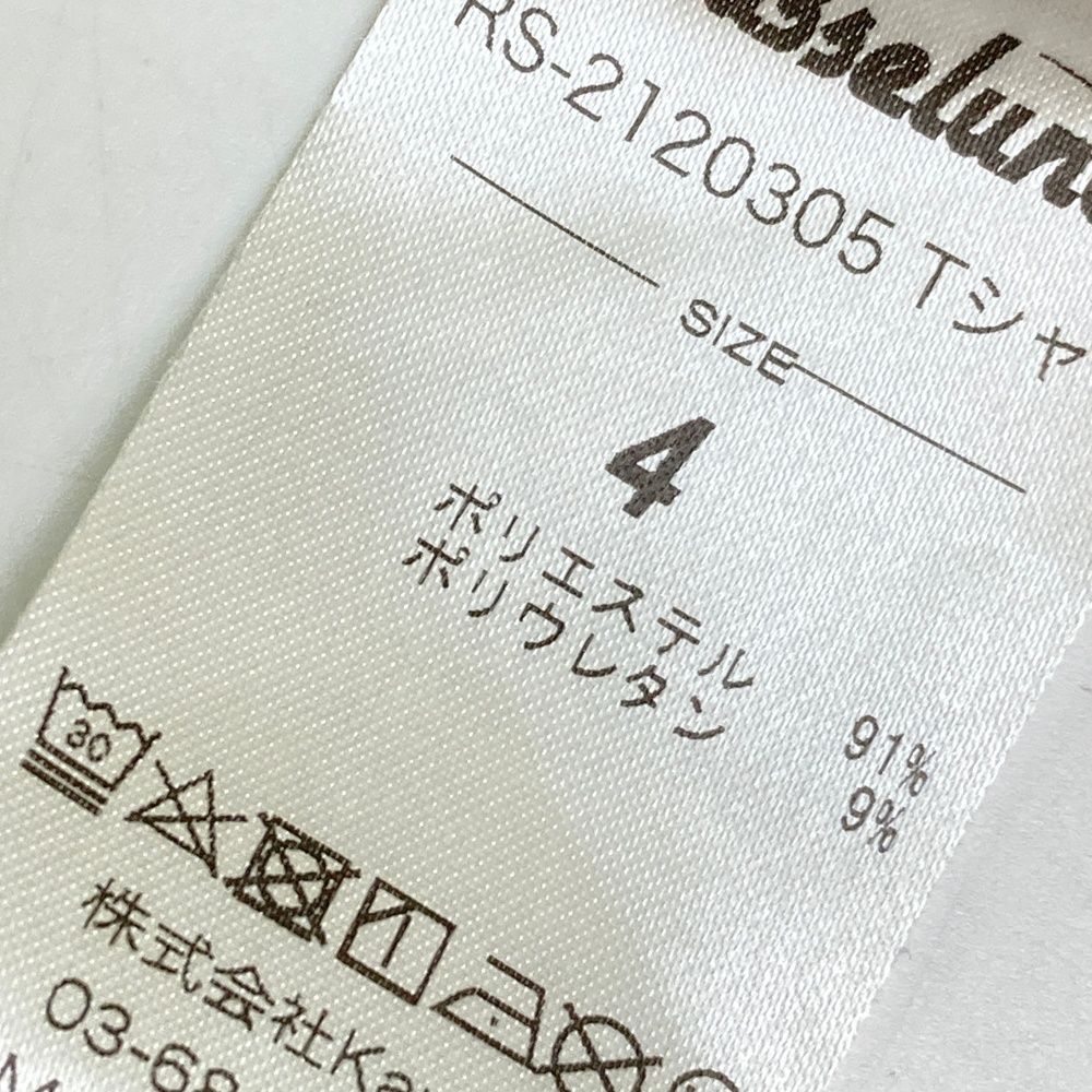 サイズ：4 RUSSELUNO ラッセルノ 半袖Tシャツ ルチャ ホワイト系