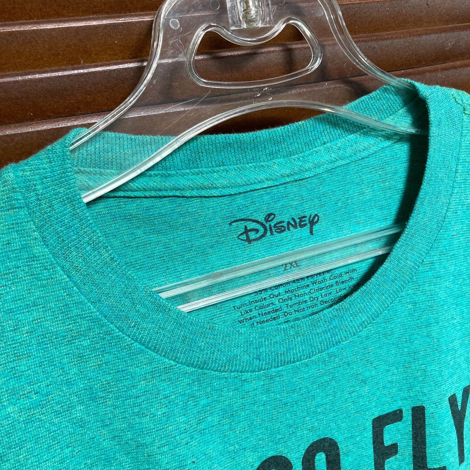 ディズニー Tシャツ ピーター パン ティンカーベル キャラ アニメ 水色 