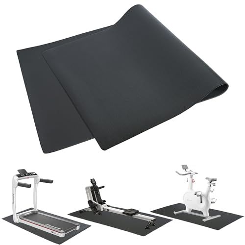 AKOZLIN ルームランナー マット 厚さ6mm×1500×800 高密度PVC ト