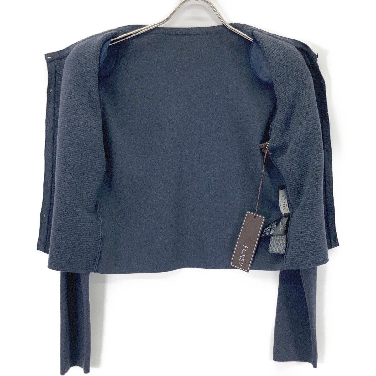 FOXEY フォクシー ネイビー 42441 Cardiga Sucre シュクレ