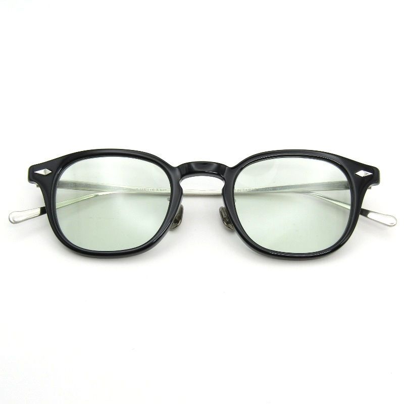 未使用 NOCHINO OPTICAL ノチノオプティカル サングラス JIFUSAN ＃2 日本製 ジフサン 調光 コンビ ボスリントン GLOSS BLACK 54000926