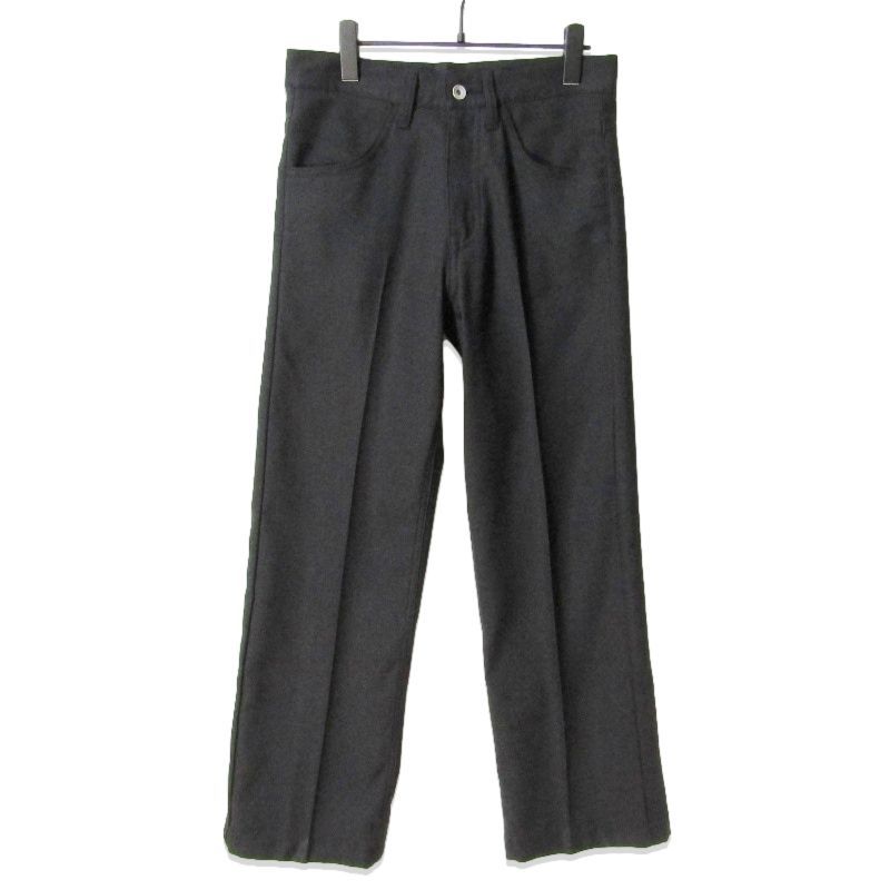 DAIRIKU ダイリク スタープレストパンツ 23AW P-9 Straight Pressed Pants スタプレ ジップフライ ストレート ブラック 黒 27 27113706