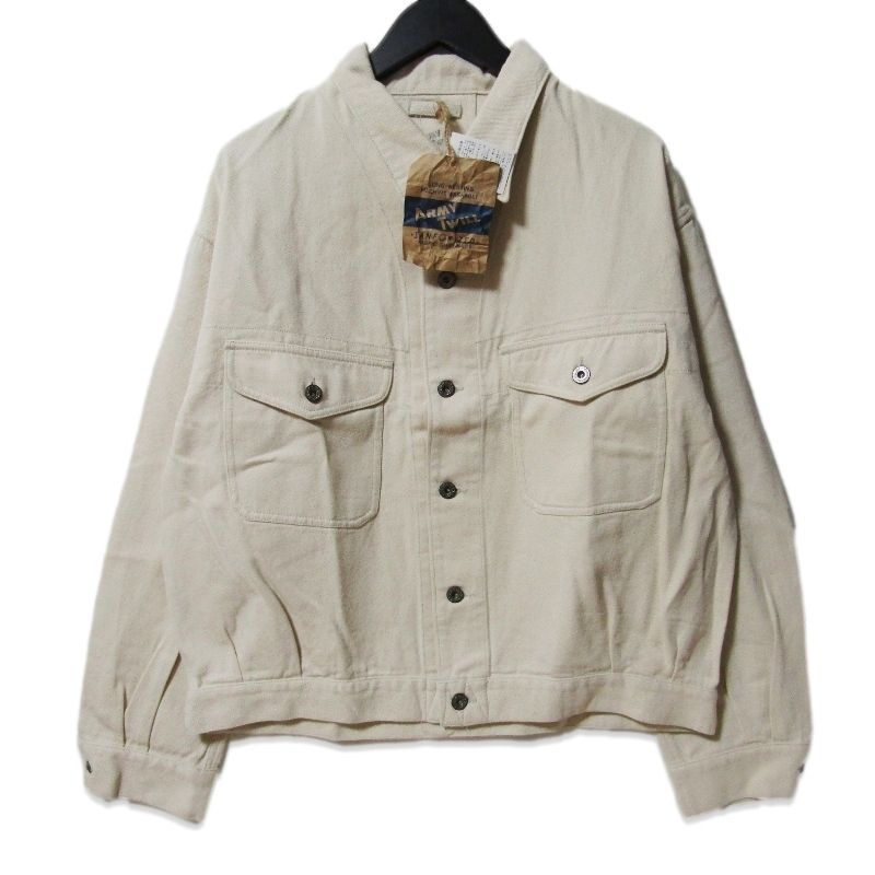 未使用 ARMY TWILL アーミーツイル 10OZ Denim Jacket AM-2514002