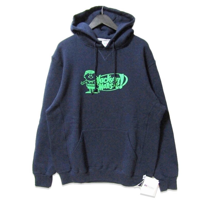 未使用 RUSSELL ATHLETIC × Jackson Matisse ラッセル Jackson Boy Dri-Power Sweat Pullover Hoodie RJM-2515 ネイビー L 27113673