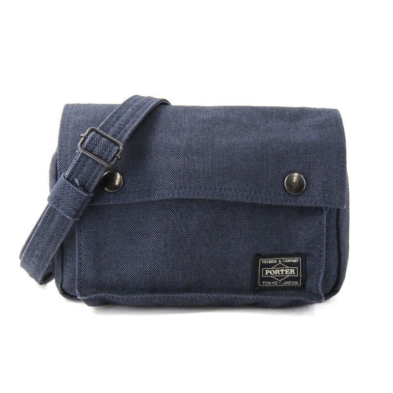 PORTER ポーター ショルダーバッグ スモーキー 592-06583 SMOKY SHOULDER BAG コーデュラダック インディゴ 47000103