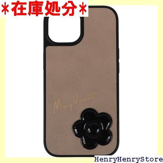 マリークヮント MARY QUANT スマホケース iPhone15 iPhone14 iPhone13 携帯 アイフォン ENAMELED DAISY HYBRID エナメルデイジーハイブリッド レディース maq-ip15-el-back トープ 2248
