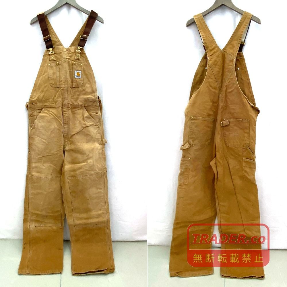 03w26469 Carhartt カーハート ダブルニーオーバーオール ブラウン
