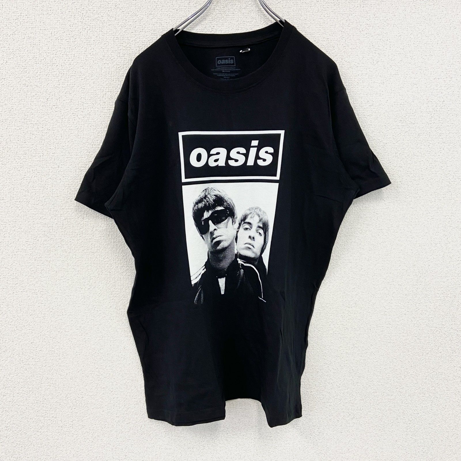 oasis オアシス Noel & Liam Boxed Photo フォトプリントTシャツ バンT