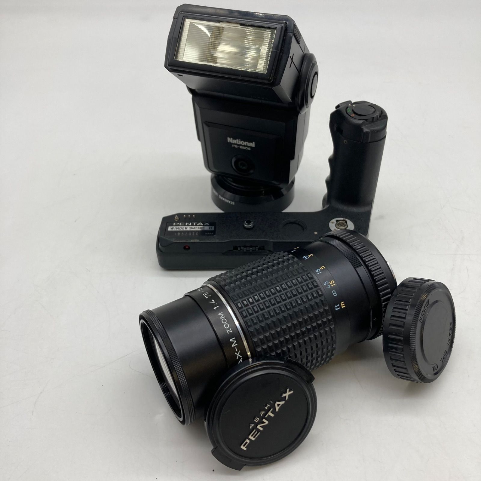 TB478【セット売り】PENTAX ME Super レンズ2本 オートワインダー