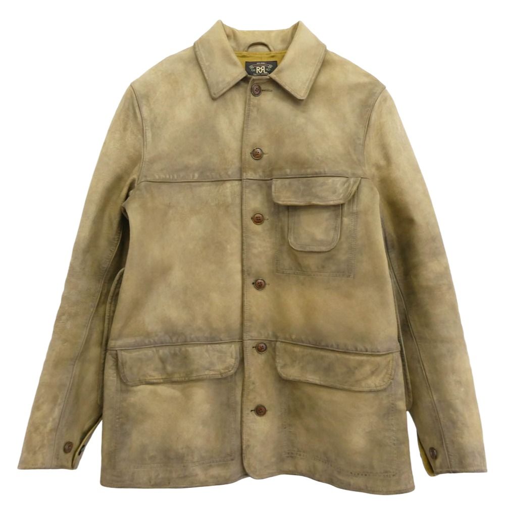 RRL ダブルアールエル LEATHER CAR COAT 加工 レザー カーコート