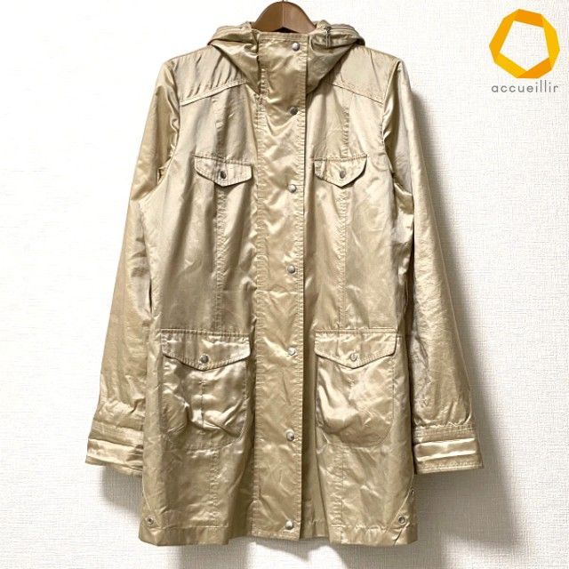 #anc レリアン Leilian ジャケット 9 ベージュ 薄手 フード付き レディース [1009647]