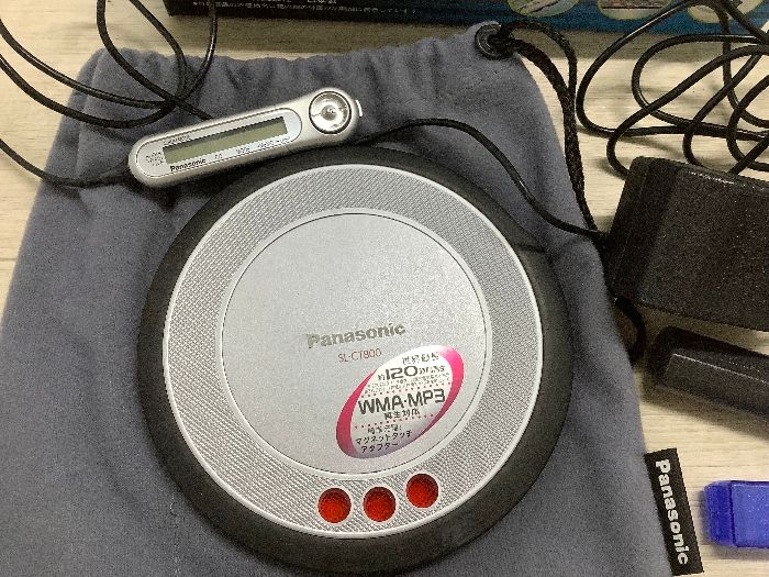 T4 Panasonic パナソニック SL-CT800-K ポータブル CDプレイヤー