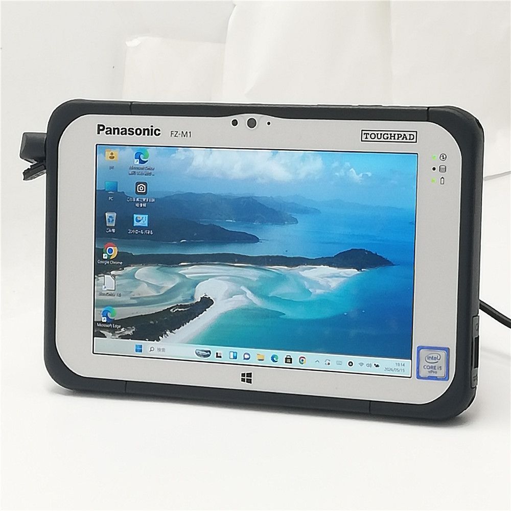 高性能 Wi-Fi有 パナソニック タブレット タフパッド M1JEAAXVJ 中古美品 Core i5 7Y57 8GB 256GB 高速SSD 無線 Windows11 Office 即使用可