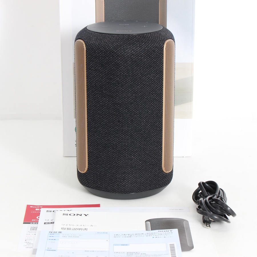 美品】SONY SRS-RA3000-B ブラック ワイヤレススピーカー 360 Reality