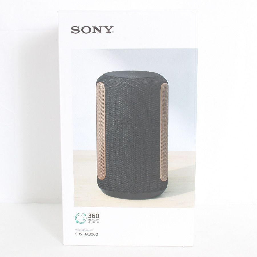 美品】SONY SRS-RA3000-B ブラック ワイヤレススピーカー 360 Reality 